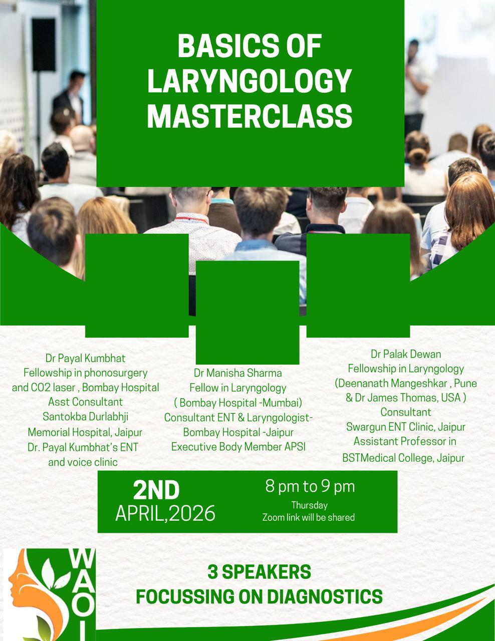 basics of laryngology masterclass flyer alt