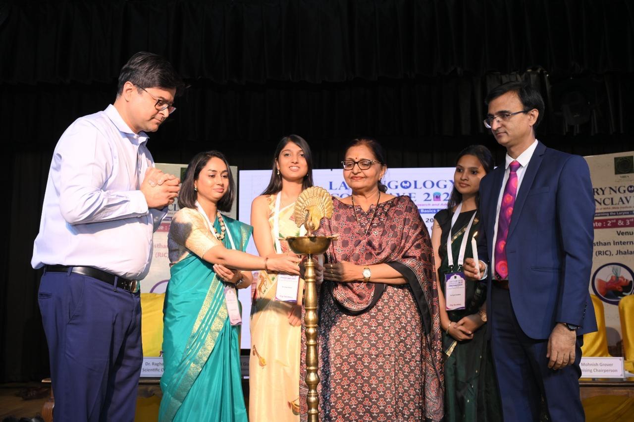 dr payal kumbhat lamp lighting laryngology conclave