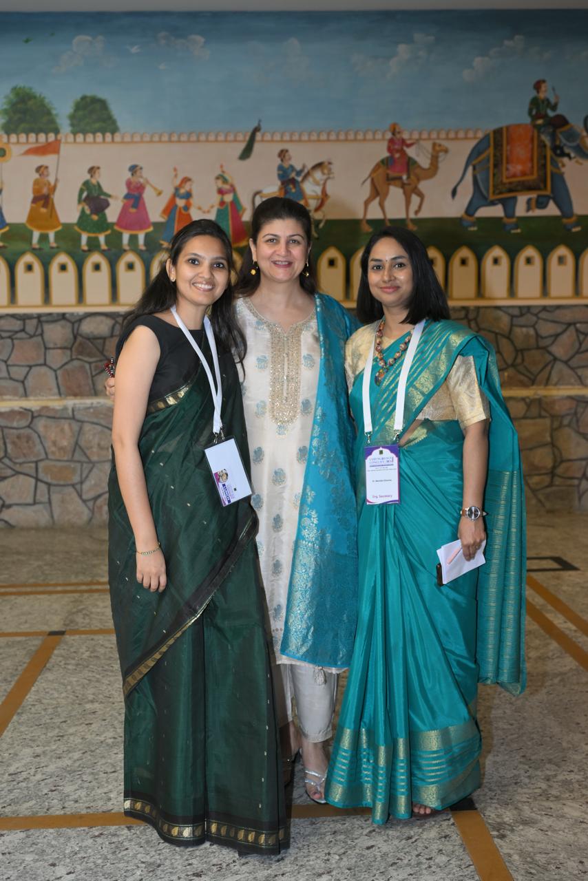 dr payal kumbhat with colleagues laryngology conclave