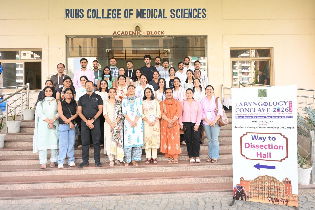 laryngology conclave 2026 ruhs group photo