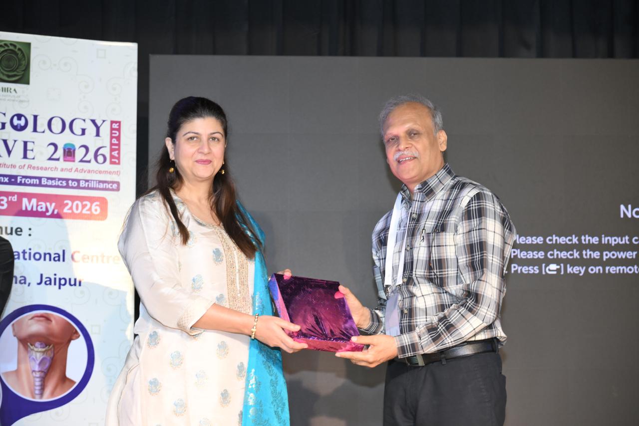 laryngology conclave guest felicitation 3