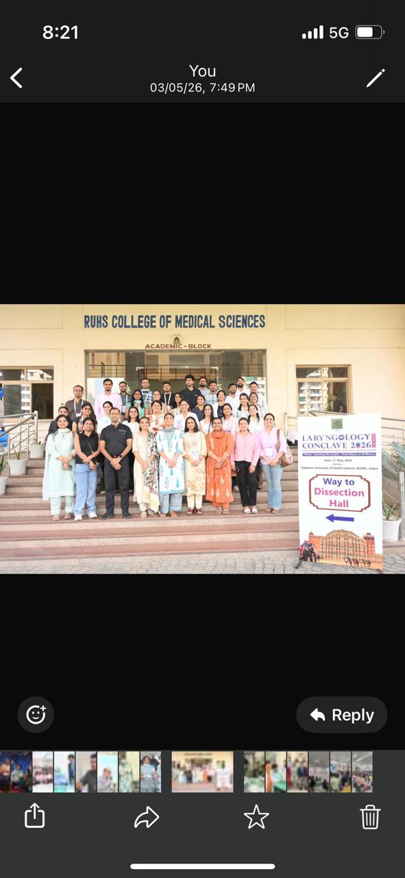 ruhs laryngology conclave group photo mobile